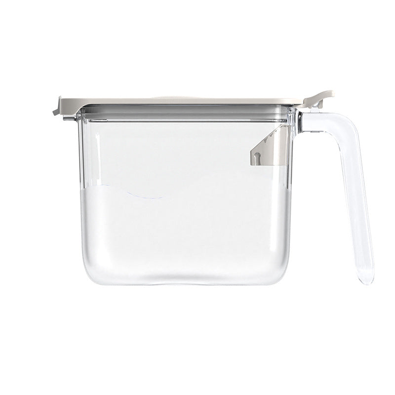 Silicone Sealed Transparent Kitchen Storage Container with Spoon